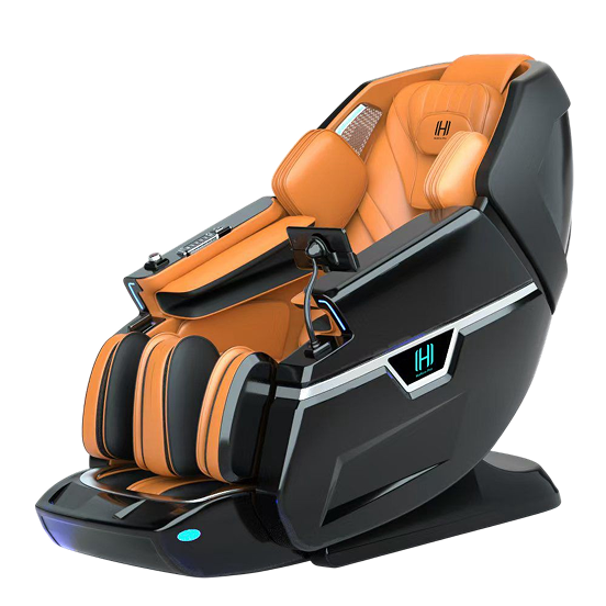 Массажное кресло Hatico Pro Elite 2SL 4D - Черно-Оранжевый Hermes