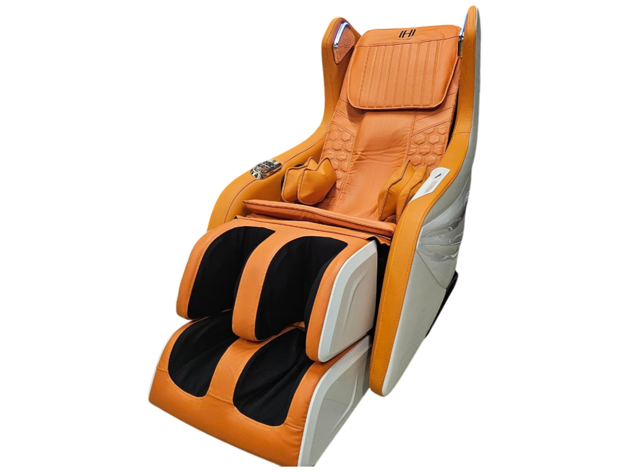 Массажное кресло Hatico Pro Hikari SL 4D - Бело-Оранжевый Hermes